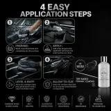 Four application steps for Magic Shield Ceramic Coating PRO 10H
