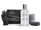 Magic Shield Ceramic Coating PRO 10H kit with bottle, box, applicator, towel and gloves