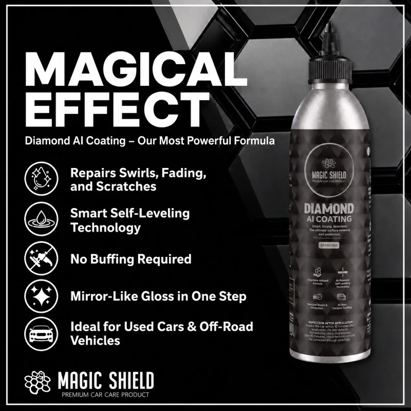 Long-lasting ceramic coating by Magic Auto Care