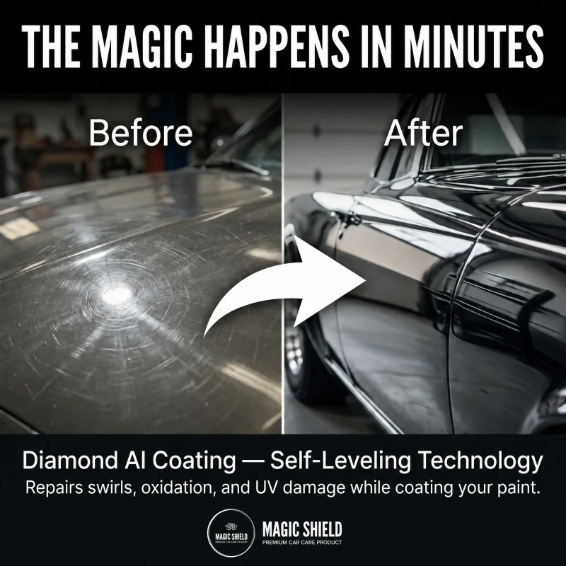AI ceramic coating for automotive paint protection