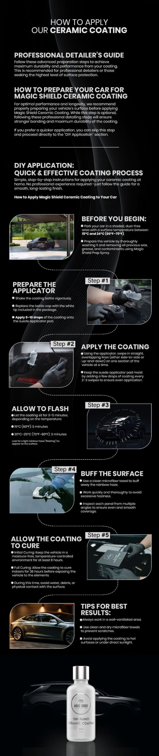 magic shield autp care how to use ceramic coating