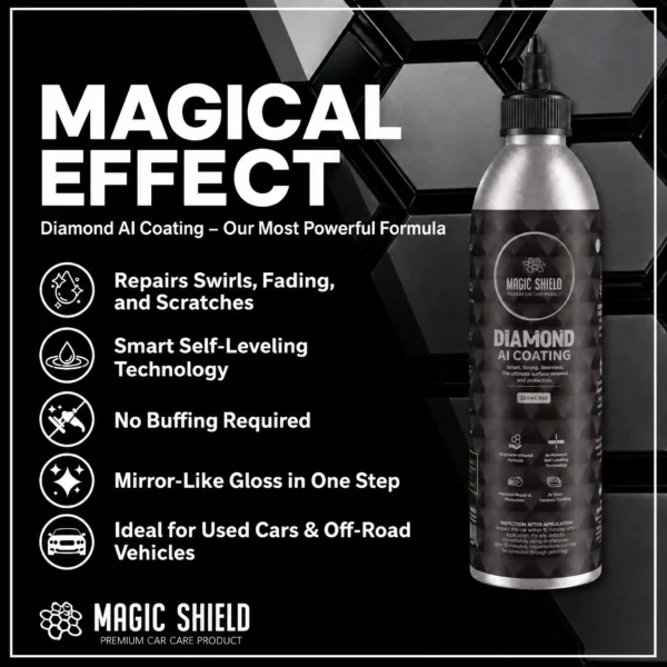 Long-lasting ceramic coating by Magic Auto Care