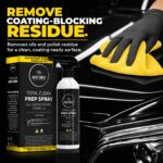 Prep Spray removing coating-blocking oils, wax and residue