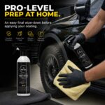 Applying Magic Shield Prep Spray to a vehicle at home