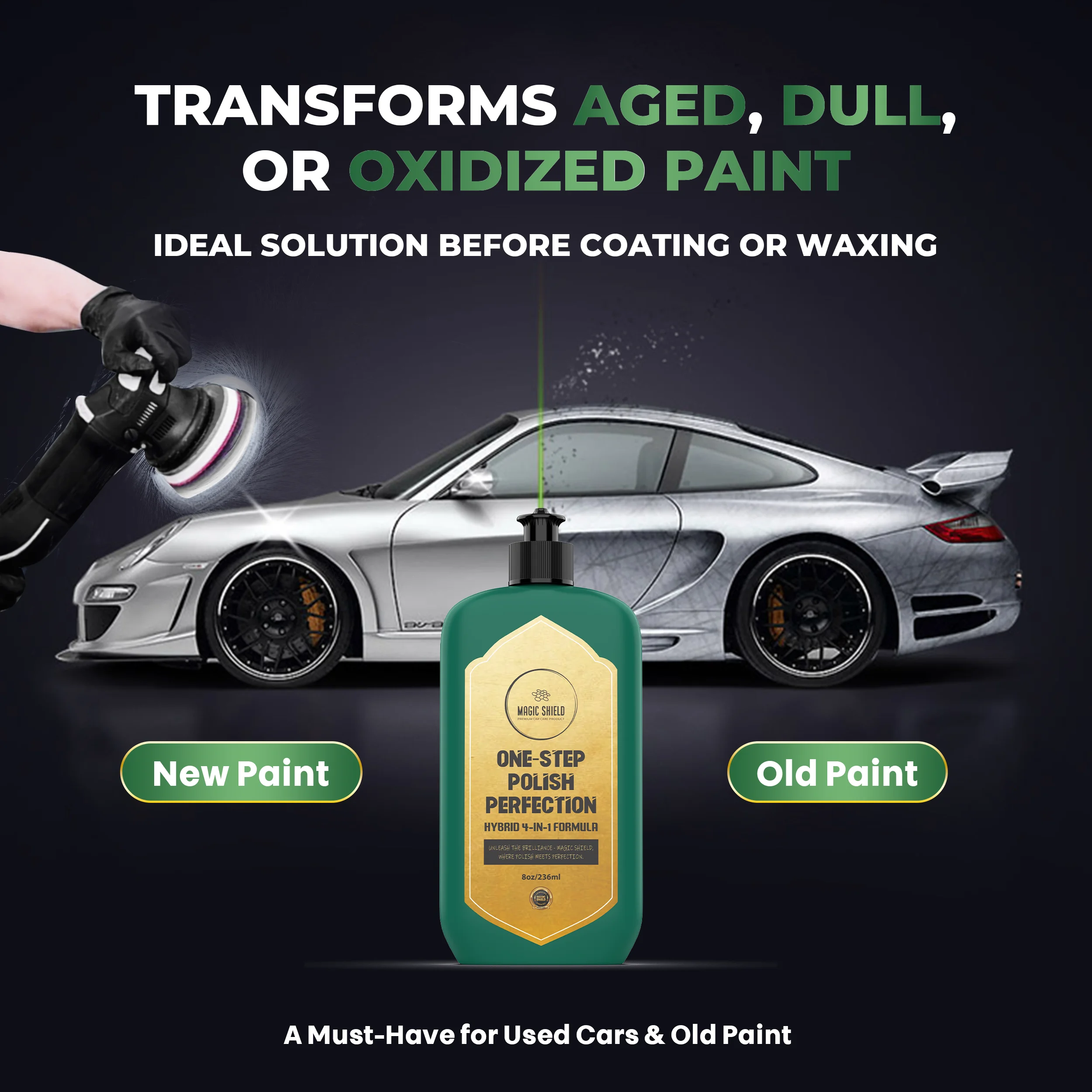 polish car paint to shine