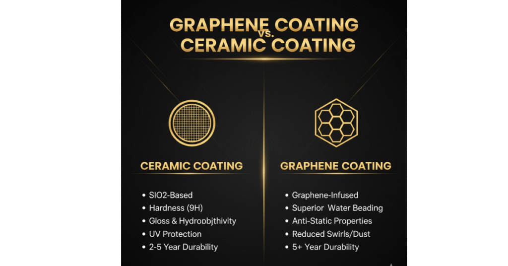 Graphene Coating vs Ceramic Coating