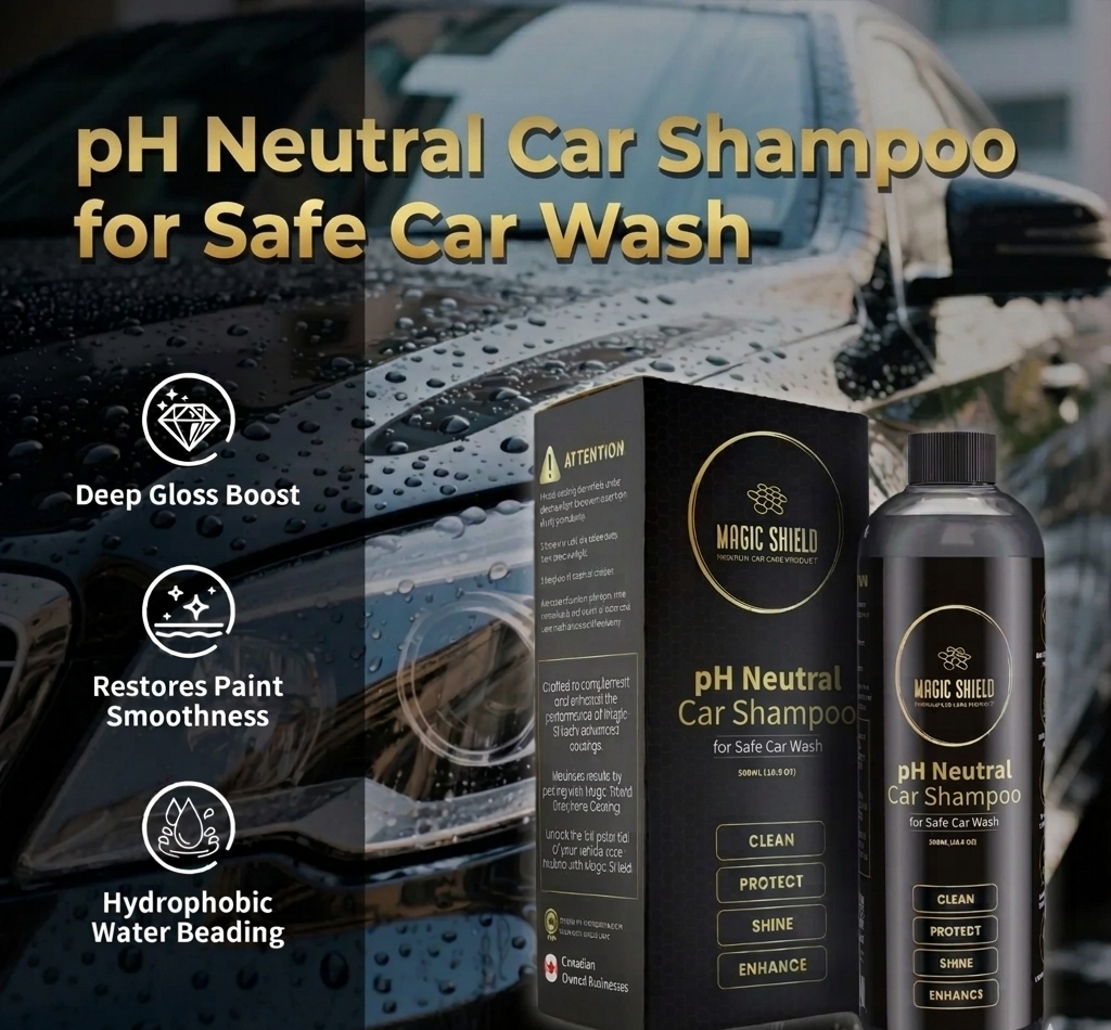 pH Neutral Car Shampoo for Safe Car