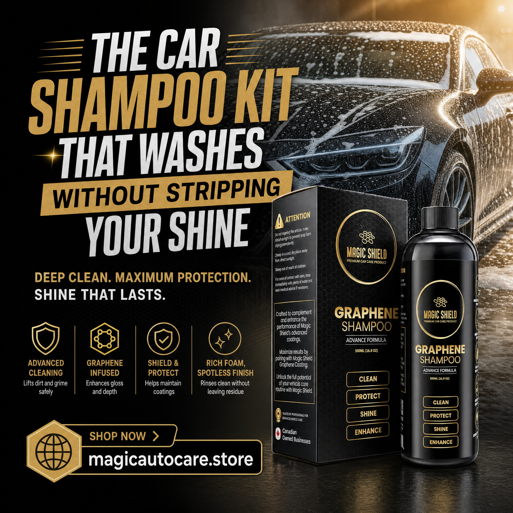 The Car Shampoo Kit That Washes Without Stripping Your Shine