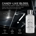Deep reflective gloss and light swirl resistance from Magic Shield Ceramic Coating PRO 10H