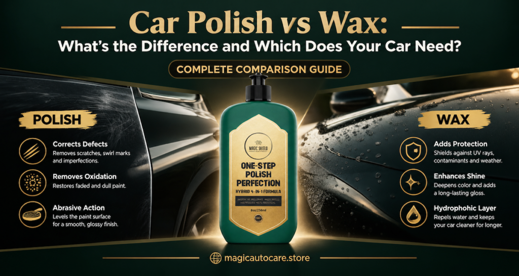 Car Polish vs Wax